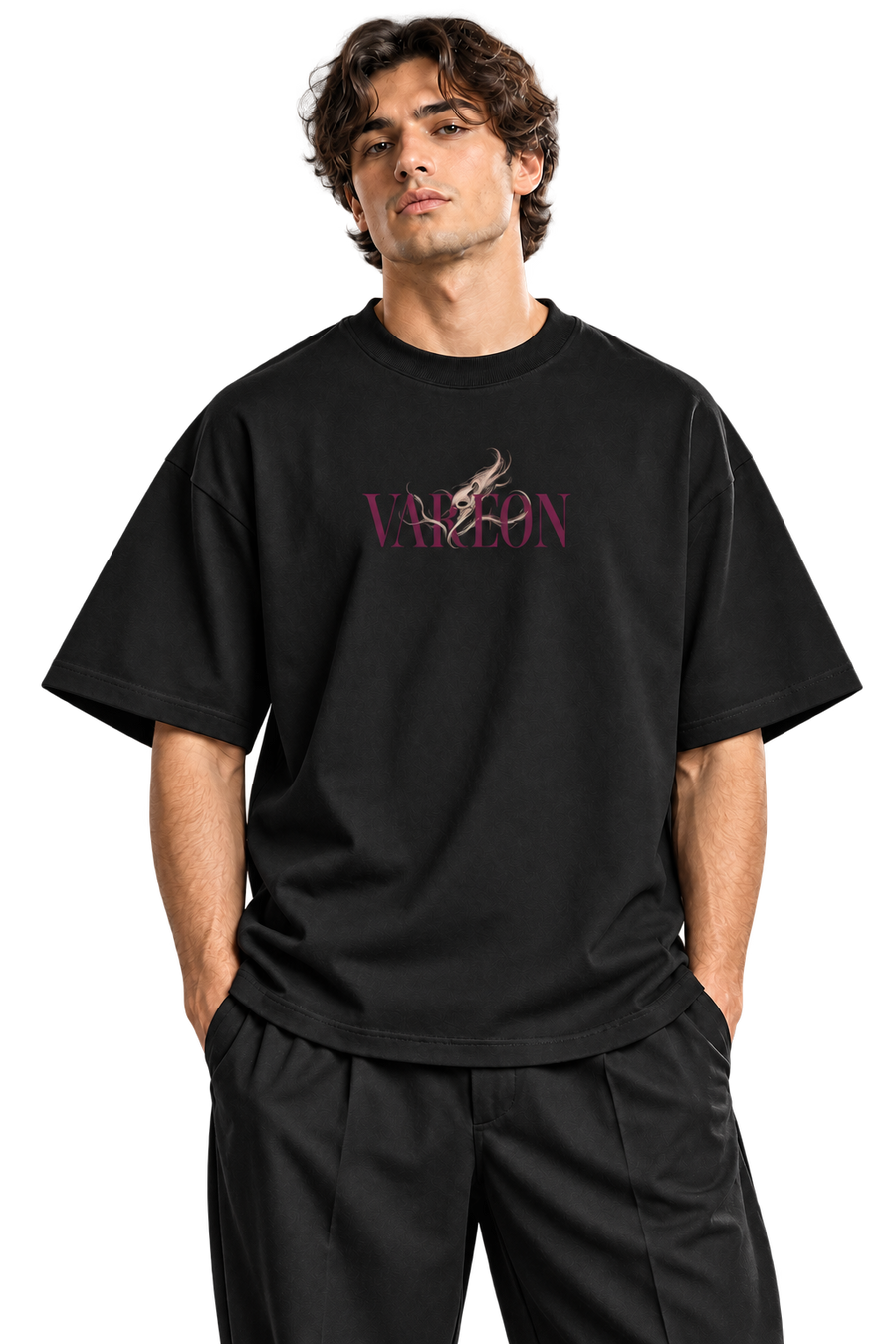 Vareon Negro Free Spirits modelo frente PNG 1024x1536